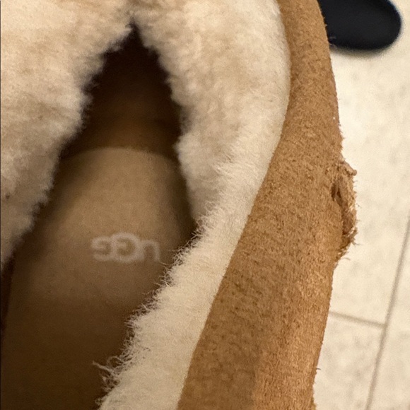 UGG Brown Suede Ankle Boots with Fur Lining - Picture 9 of 16